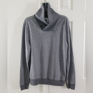 Old Navy Mock Neck Sweater M Grey